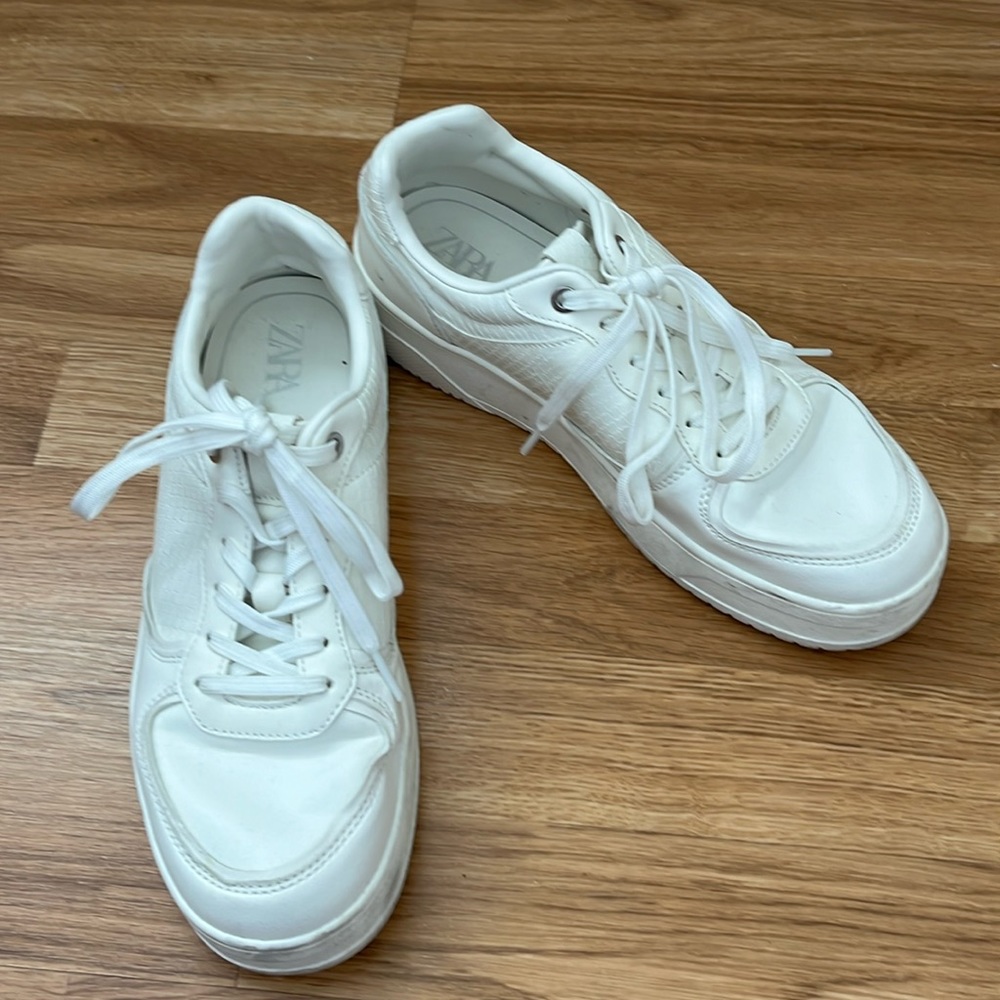 Zara White Sneakers